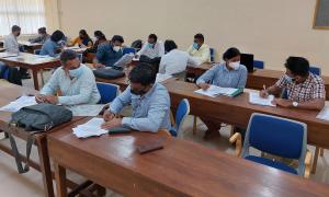 People in Sri Lanka in a classroom