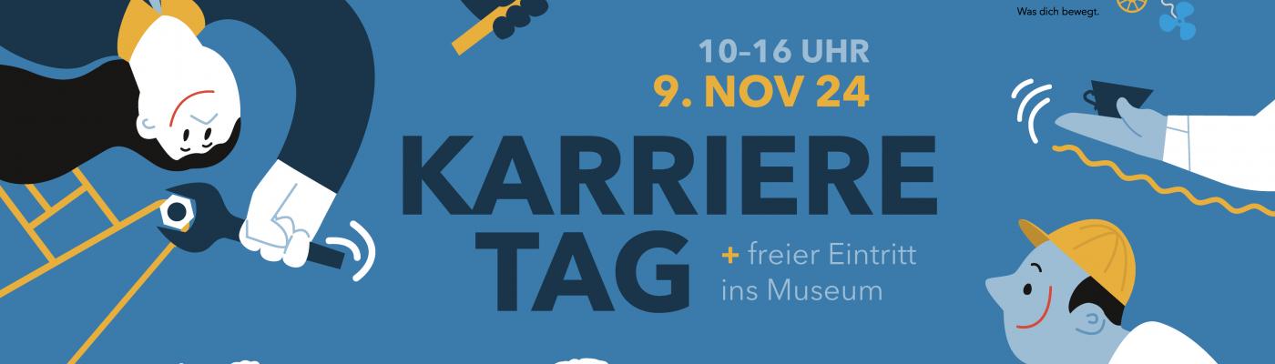 Grafik mit Schriftzug zum Karrieretag